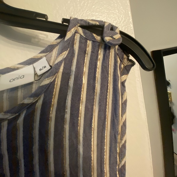 Onia Marina Mini Dress Denim Lirex Multi NWT - Picture 5 of 6